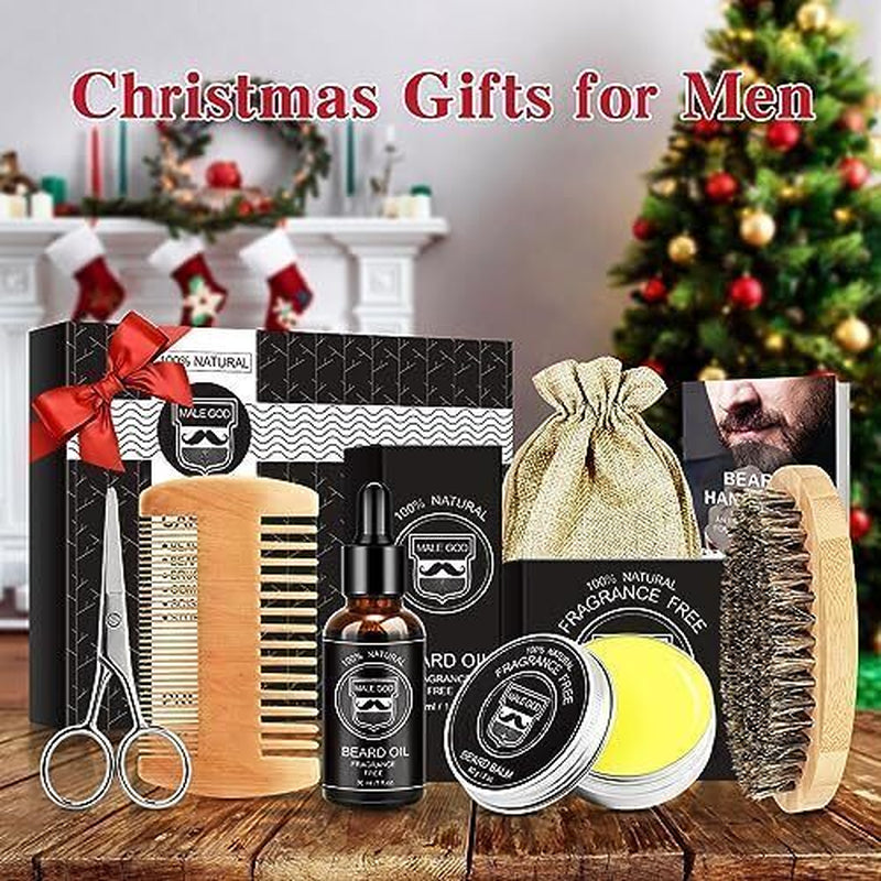 Ultimate Men's Christmas Gift Set: Beard Care Kit & Stocking Stuffers for Him