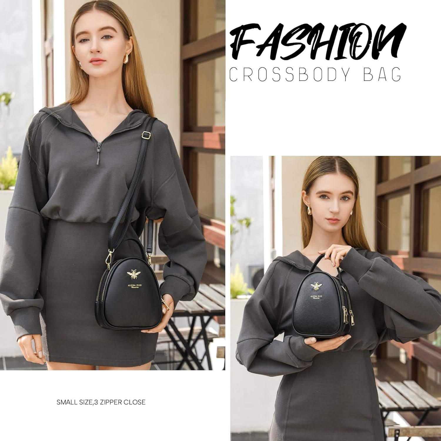 Chic Small Crossbody Bag for Women - Stylish Messenger Purse & Wallet