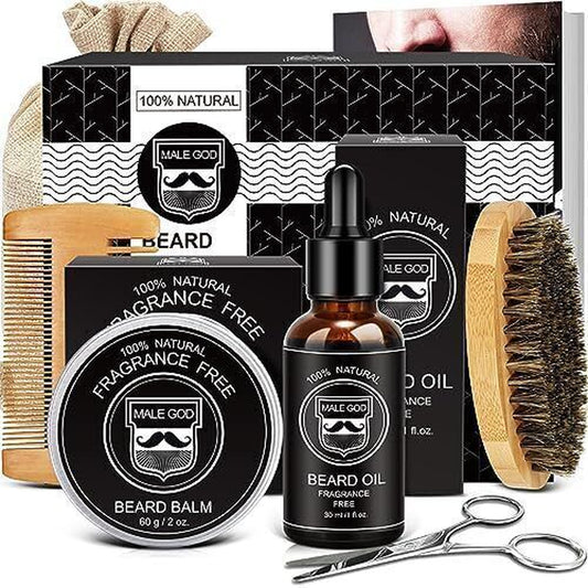 Ultimate Men's Christmas Gift Set: Beard Care Kit & Stocking Stuffers for Him