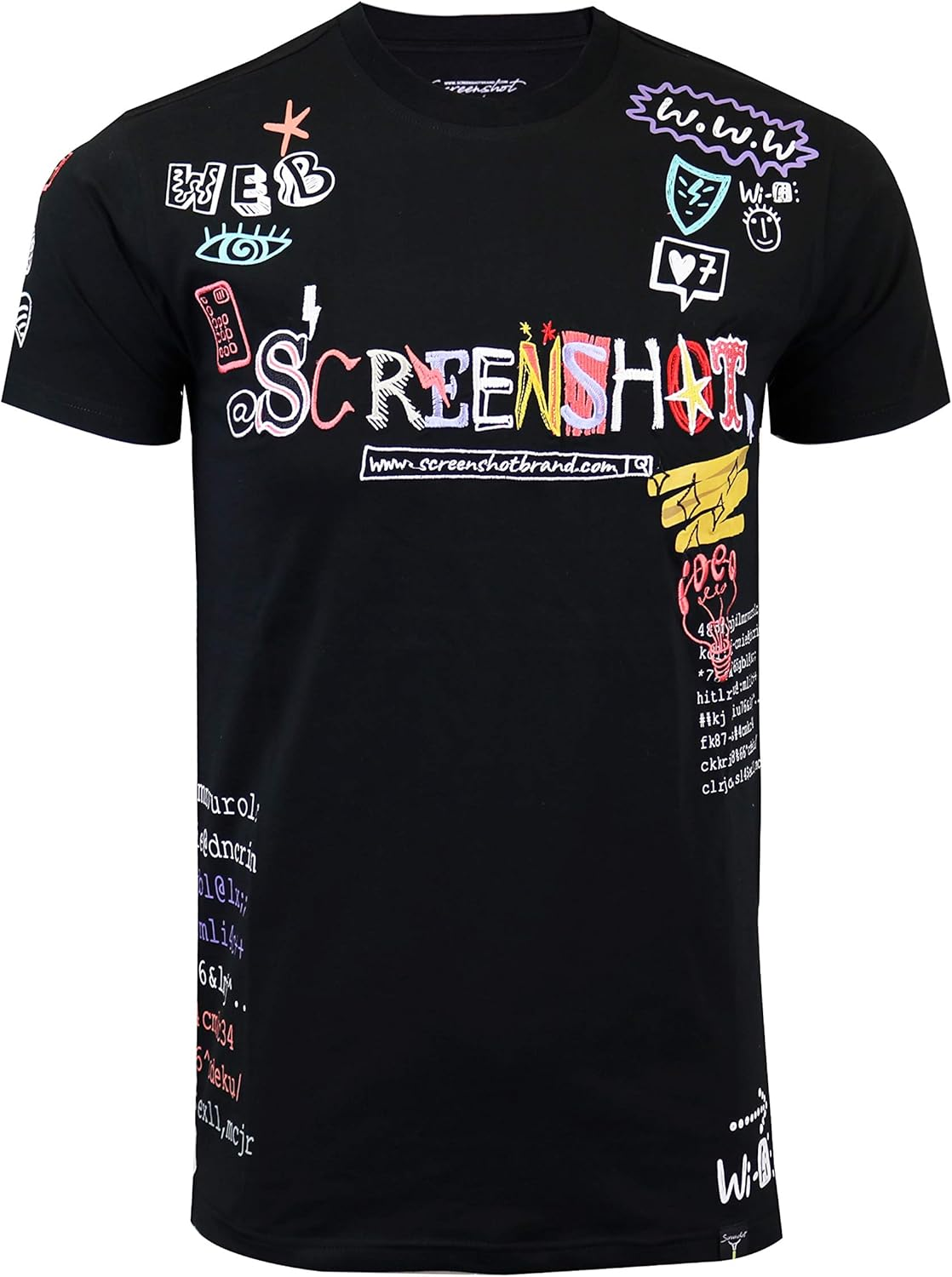 Mens Hipster Hip-Hop Urban Modern Tees - NYC Street Fashion Streetwear Stylish Longline Print T-Shirt