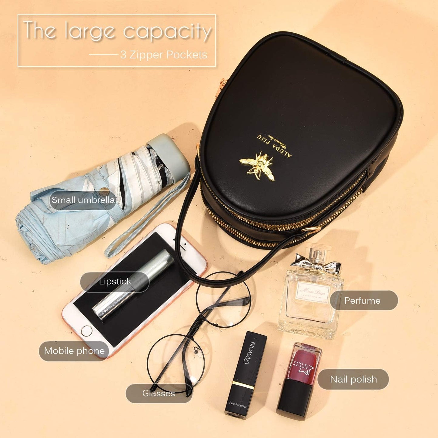 Chic Small Crossbody Bag for Women - Stylish Messenger Purse & Wallet