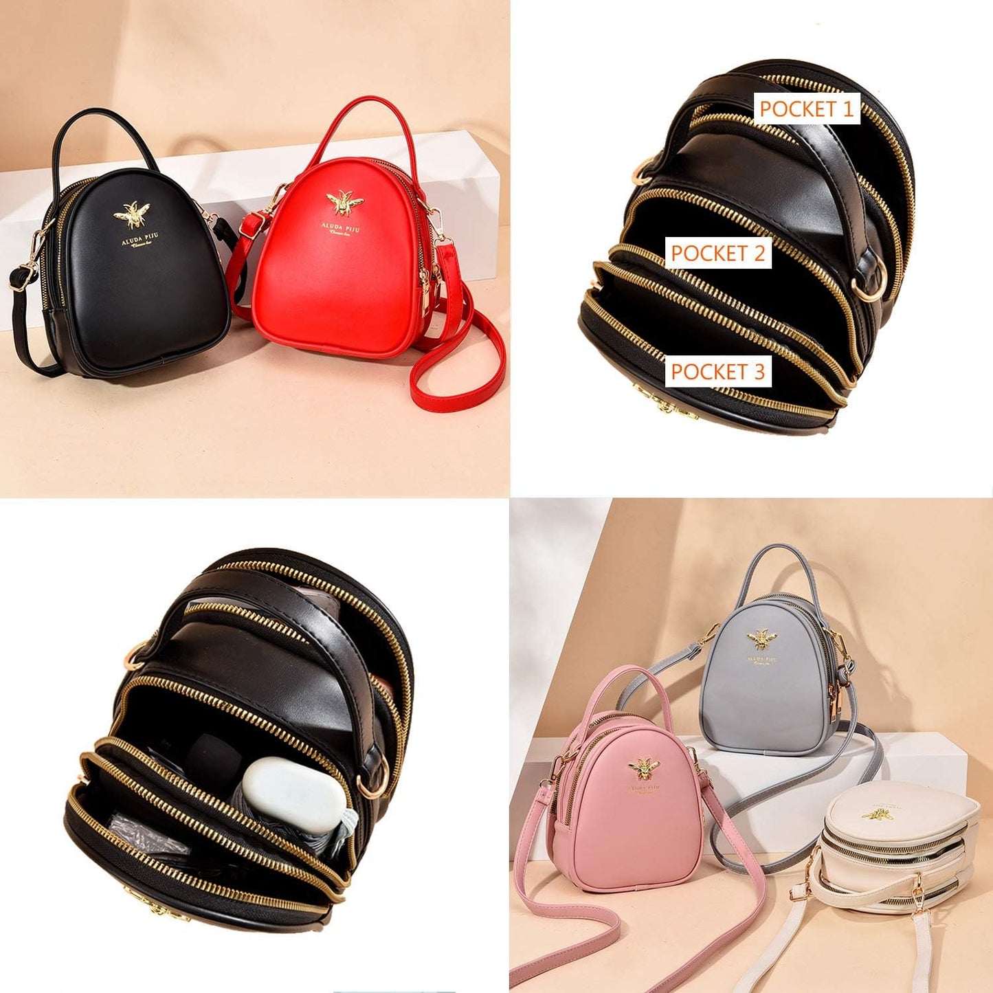 Chic Small Crossbody Bag for Women - Stylish Messenger Purse & Wallet