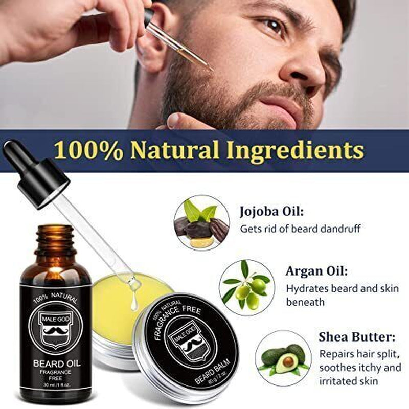 Ultimate Men's Christmas Gift Set: Beard Care Kit & Stocking Stuffers for Him